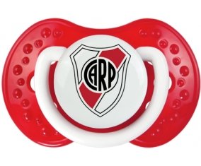 Club Atlético River Plate + prénom : 0/6 mois - Blanc-rouge classique embout Lovi Dynamic