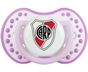 Club Atlético River Plate + prénom : 0/6 mois - Blanc-mauve classique embout Lovi Dynamic