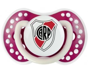 Club Atlético River Plate + prénom : 0/6 mois - Fuchsia phosphorescente embout Lovi Dynamic