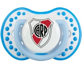 Club Atlético River Plate + prénom : 0/6 mois - Blanc-bleu phosphorescente embout Lovi Dynamic