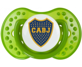 Club Atlético Boca Juniors + prénom : 0/6 mois - Vert classique embout Lovi Dynamic