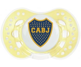 Club Atlético Boca Juniors + prénom : 0/6 mois - Trendy-jaune classique embout Lovi Dynamic