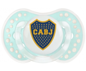 Club Atlético Boca Juniors + prénom : 0/6 mois - Retro-turquoise-lagon classique embout Lovi Dynamic
