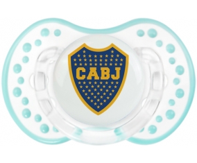 Club Atlético Boca Juniors + prénom : 0/6 mois - Retro-blanc-lagon classique embout Lovi Dynamic