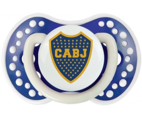 Club Atlético Boca Juniors + prénom : 0/6 mois - Bleu-marine phosphorescente embout Lovi Dynamic