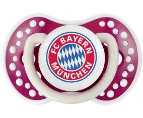 FC Bayern Munchen + prénom : 0/6 mois - Fuchsia phosphorescente embout Lovi Dynamic