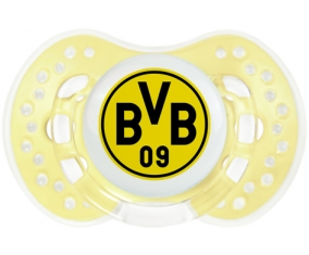 BV 09 Borussia Dortmund + prénom : 0/6 mois - Trendy-jaune classique embout Lovi Dynamic
