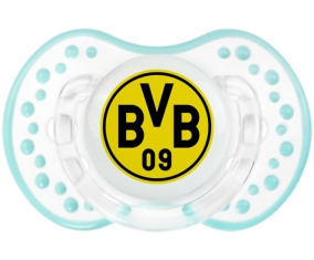 BV 09 Borussia Dortmund + prénom : 0/6 mois - Retro-blanc-lagon classique embout Lovi Dynamic