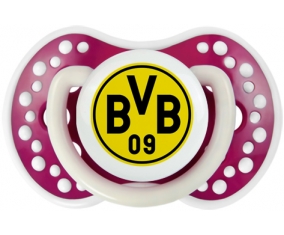 BV 09 Borussia Dortmund + prénom : 0/6 mois - Fuchsia phosphorescente embout Lovi Dynamic