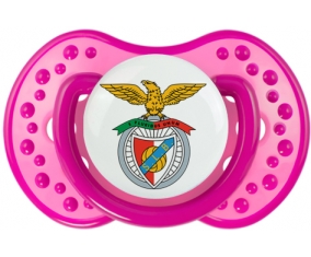 Benfica Lisbonne + prénom : 0/6 mois - Rose classique embout Lovi Dynamic
