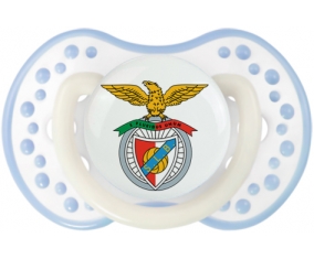 Benfica Lisbonne + prénom : 0/6 mois - Blanc-cyan classique embout Lovi Dynamic
