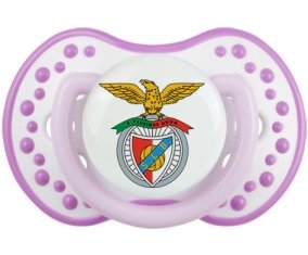 Benfica Lisbonne + prénom : 0/6 mois - Blanc-mauve classique embout Lovi Dynamic