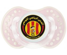 Espérance sportive de tunis + prénom : 0/6 mois - Retro-rose-tendre classique embout Lovi Dynamic