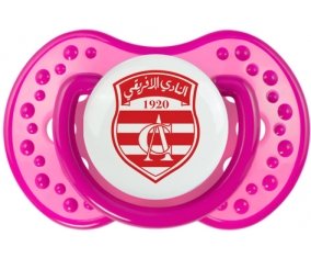 Club Africain + prénom : 0/6 mois - Rose classique embout Lovi Dynamic