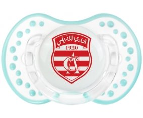 Club Africain + prénom : 0/6 mois - Retro-blanc-lagon classique embout Lovi Dynamic