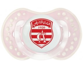 Club Africain + prénom : 0/6 mois - Retro-rose-tendre classique embout Lovi Dynamic