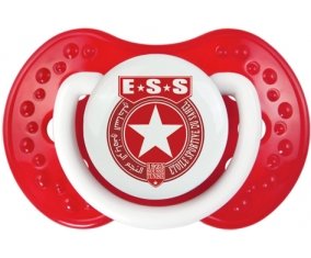 Étoile sportive du sahel + prénom : 0/6 mois - Blanc-rouge classique embout Lovi Dynamic