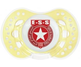 Étoile sportive du sahel + prénom : 0/6 mois - Trendy-jaune classique embout Lovi Dynamic