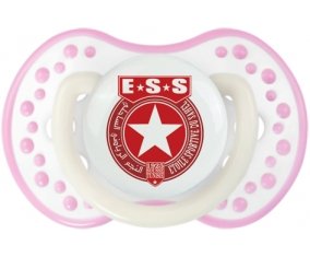 Étoile sportive du sahel + prénom : 0/6 mois - Blanc-rose phosphorescente embout Lovi Dynamic
