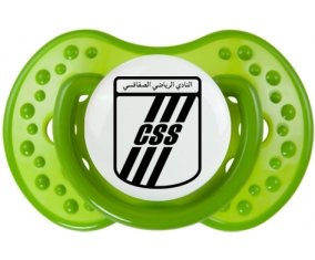 Club sportif sfaxien + prénom : 0/6 mois - Vert classique embout Lovi Dynamic