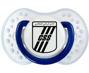 Club sportif sfaxien + prénom : 0/6 mois - Marine-blanc-bleu classique embout Lovi Dynamic