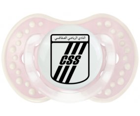 Club sportif sfaxien + prénom : 0/6 mois - Retro-rose-tendre classique embout Lovi Dynamic