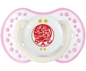 Wydad Athletic Club + prénom : 0/6 mois - Blanc-rose phosphorescente embout Lovi Dynamic