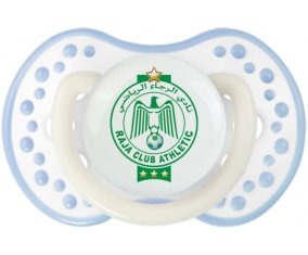 Raja Club Athletic + prénom : 0/6 mois - Blanc-cyan classique embout Lovi Dynamic