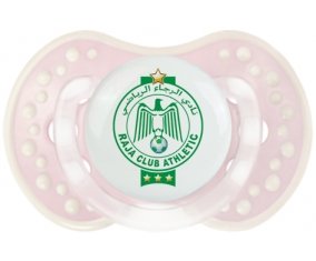 Raja Club Athletic + prénom : 0/6 mois - Retro-rose-tendre classique embout Lovi Dynamic