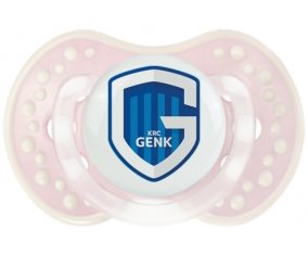 KRC Genk + prénom : 0/6 mois - Retro-rose-tendre classique embout Lovi Dynamic