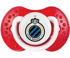Club Brugge KV + prénom : 0/6 mois - Blanc-rouge classique embout Lovi Dynamic
