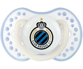 Club Brugge KV + prénom : 0/6 mois - Blanc-cyan classique embout Lovi Dynamic