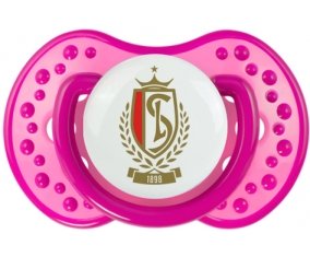 STANDARD DE LIEGE + prénom : 0/6 mois - Rose classique embout Lovi Dynamic