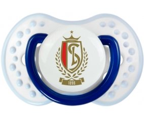 STANDARD DE LIEGE + prénom : 0/6 mois - Marine-blanc-bleu classique embout Lovi Dynamic