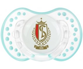STANDARD DE LIEGE + prénom : 0/6 mois - Retro-blanc-lagon classique embout Lovi Dynamic