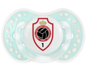 Royal Antwerp FC + prénom : 0/6 mois - Retro-turquoise-lagon classique embout Lovi Dynamic