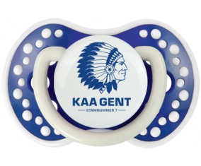 KAA Gent + prénom : 0/6 mois - Bleu-marine phosphorescente embout Lovi Dynamic