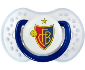 FC Bâle + prénom : 0/6 mois - Marine-blanc-bleu classique embout Lovi Dynamic