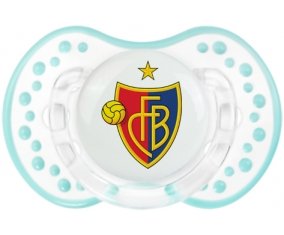 FC Bâle + prénom : 0/6 mois - Retro-blanc-lagon classique embout Lovi Dynamic