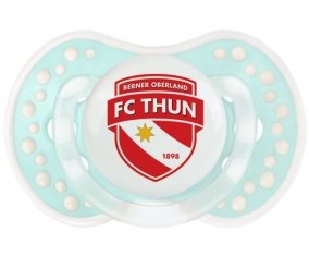 FC Thoune + prénom : 0/6 mois - Retro-turquoise-lagon classique embout Lovi Dynamic