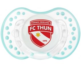 FC Thoune + prénom : 0/6 mois - Retro-blanc-lagon classique embout Lovi Dynamic