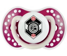 FC Saint-Gall + prénom : 0/6 mois - Fuchsia phosphorescente embout Lovi Dynamic