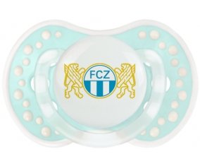 FC Zürich + prénom : 0/6 mois - Retro-turquoise-lagon classique embout Lovi Dynamic
