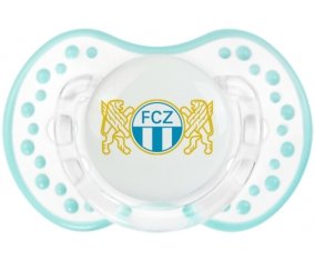 FC Zürich + prénom : 0/6 mois - Retro-blanc-lagon classique embout Lovi Dynamic
