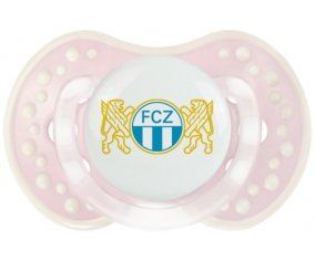 FC Zürich + prénom : 0/6 mois - Retro-rose-tendre classique embout Lovi Dynamic