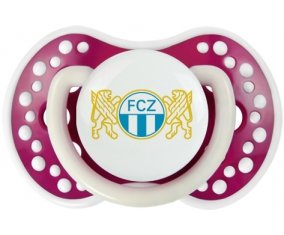 FC Zürich + prénom : 0/6 mois - Fuchsia phosphorescente embout Lovi Dynamic