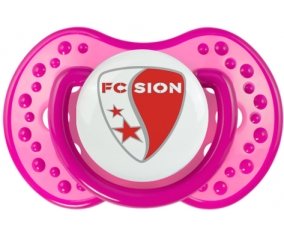 FC Sion + prénom : 0/6 mois - Rose classique embout Lovi Dynamic