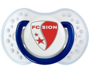 FC Sion + prénom : 0/6 mois - Marine-blanc-bleu classique embout Lovi Dynamic