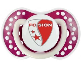 FC Sion + prénom : 0/6 mois - Fuchsia phosphorescente embout Lovi Dynamic