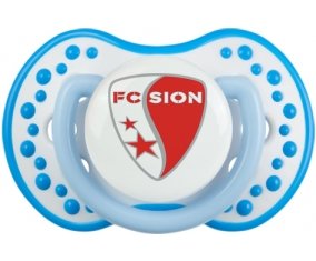 FC Sion + prénom : 0/6 mois - Blanc-bleu phosphorescente embout Lovi Dynamic